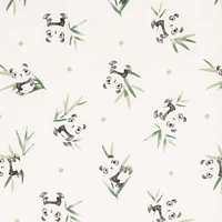 Baby Crib Fitted Sheet - Bamboo Panda