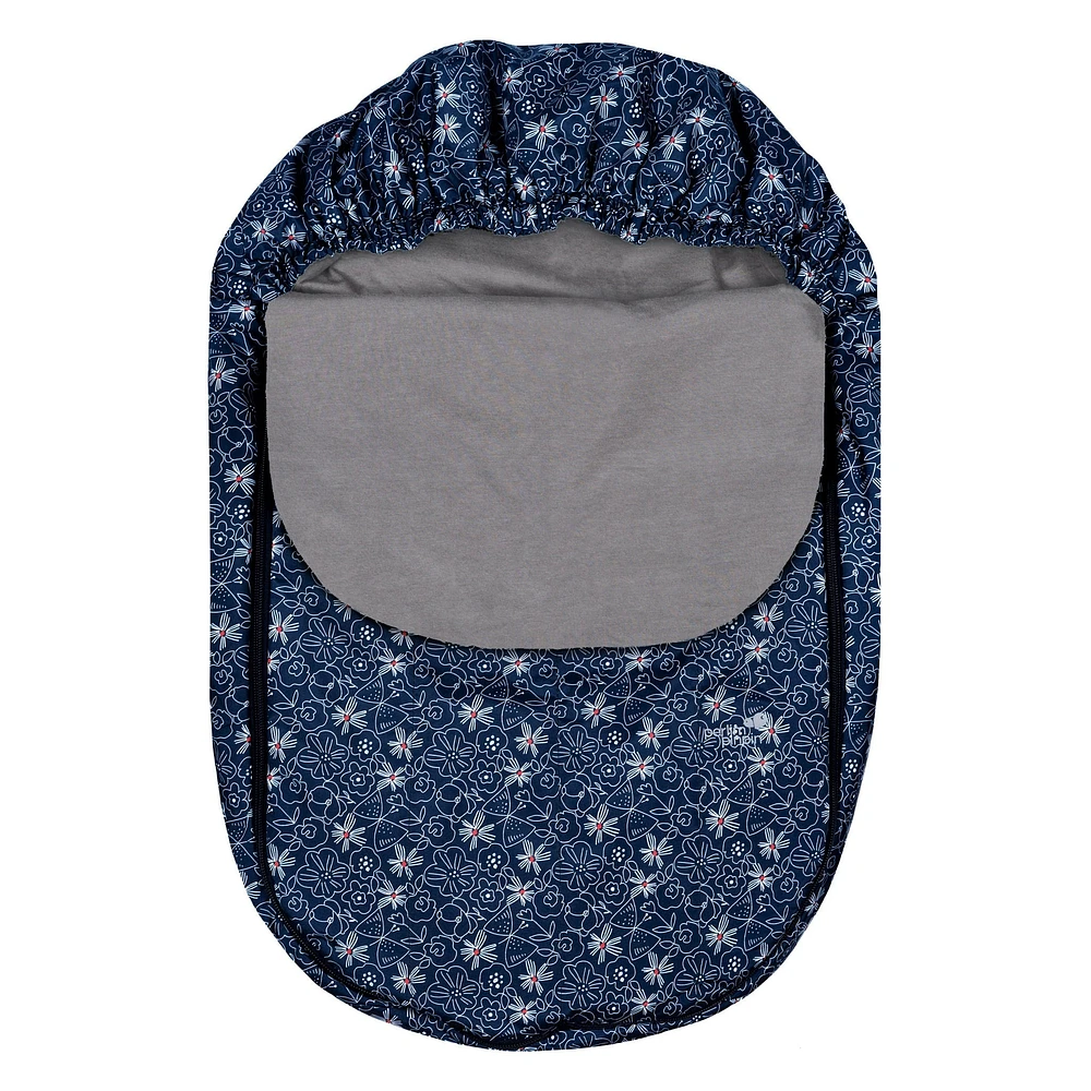 Mid-Season Car Seat Cover - Navy Floral