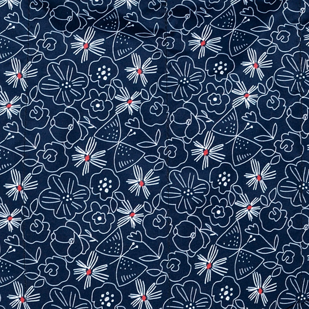 Mid-Season Car Seat Cover - Navy Floral