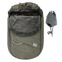 Textured Car Seat Cover - Khaki