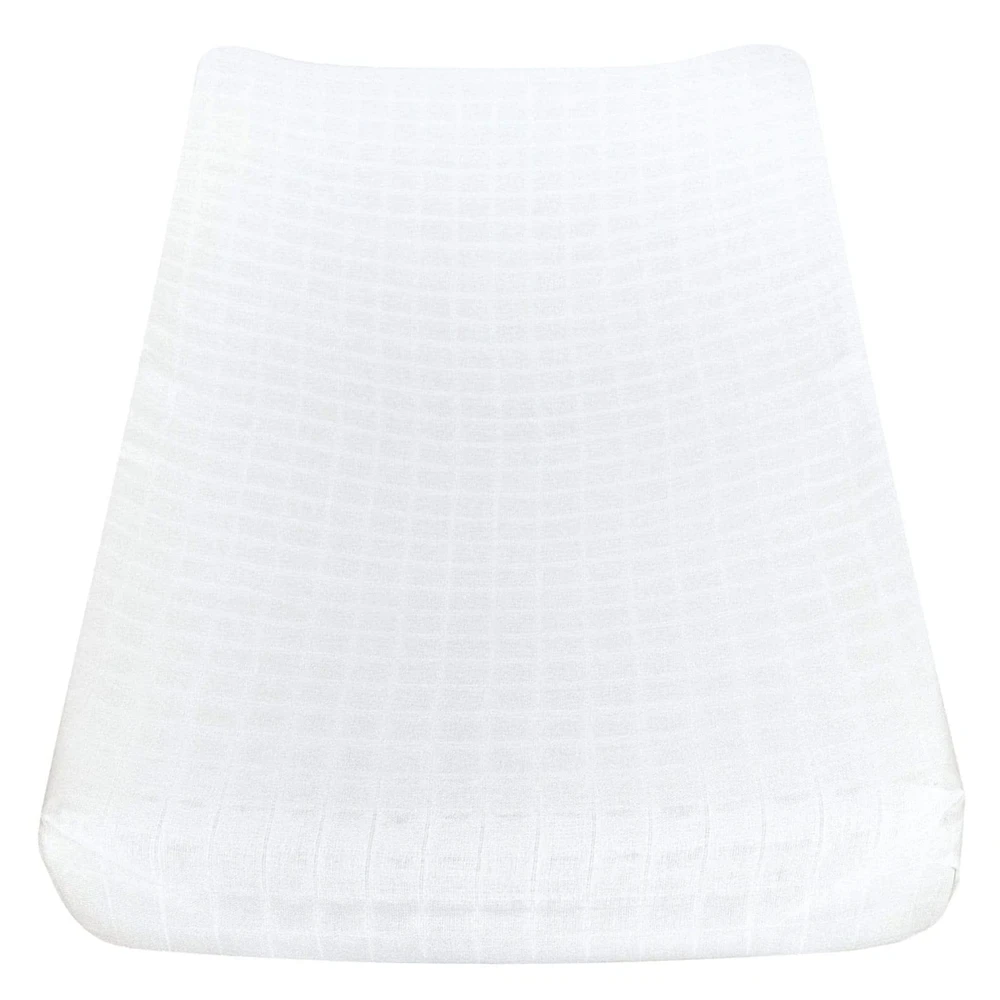 Muslin Changing Pad - White