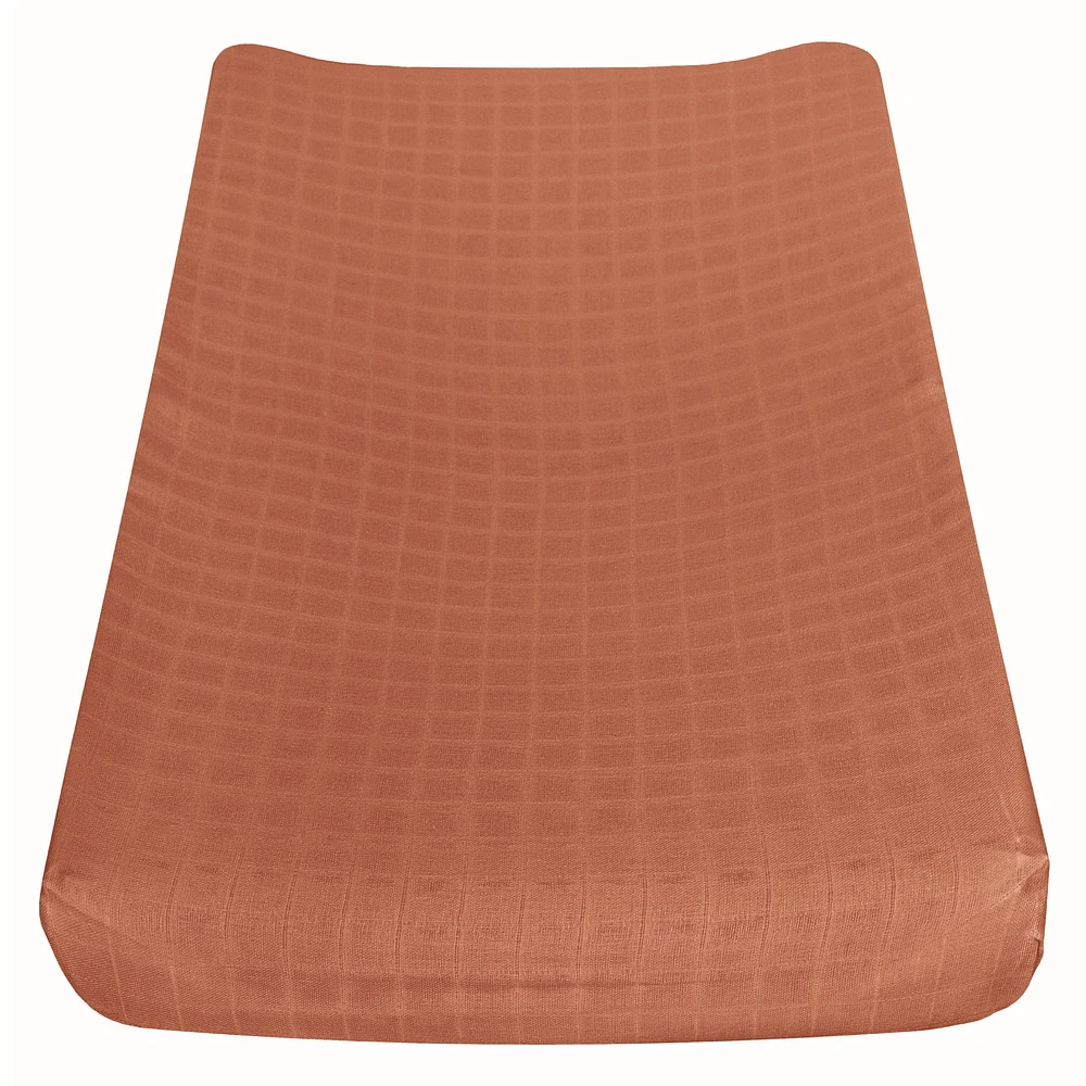 Muslin Changing Pad - Cinnamon