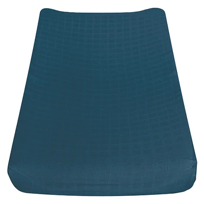 Muslin Changing Pad - Navy