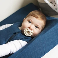 Muslin Changing Pad - Navy