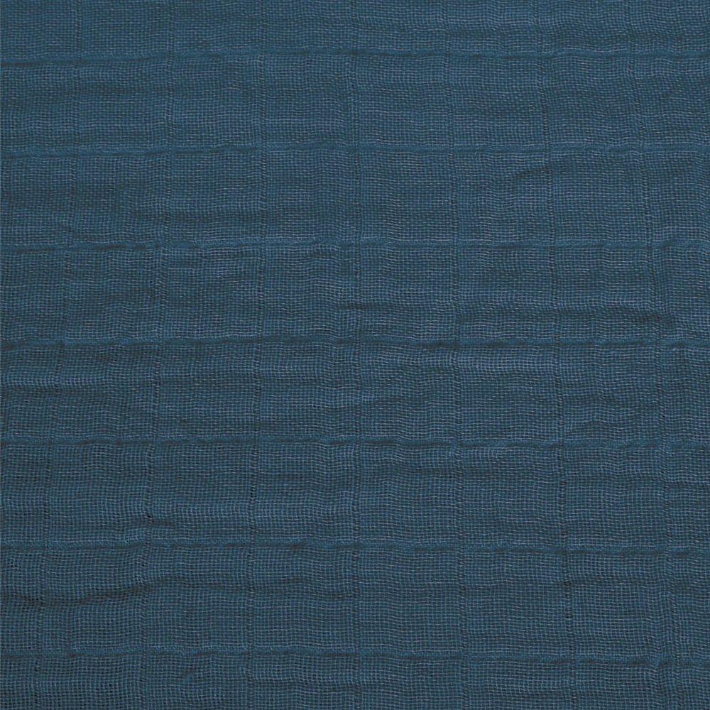Couverture Mousseline Marine