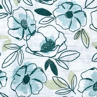 Muslin Blanket - Petunias