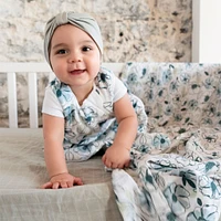 Muslin Blanket - Petunias