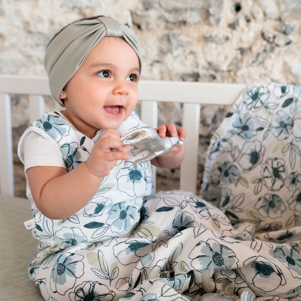 Muslin Blanket - Petunias