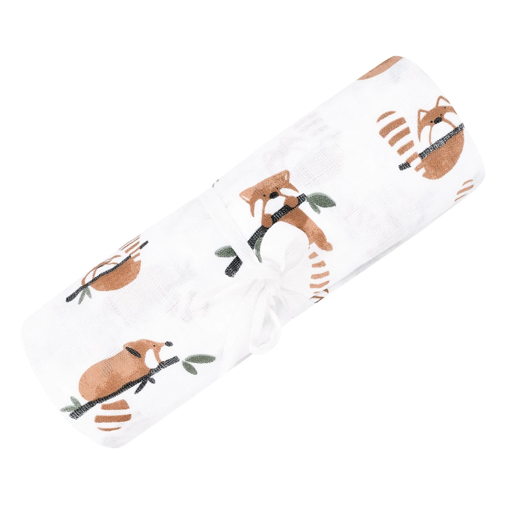 Panda Muslin Blanket