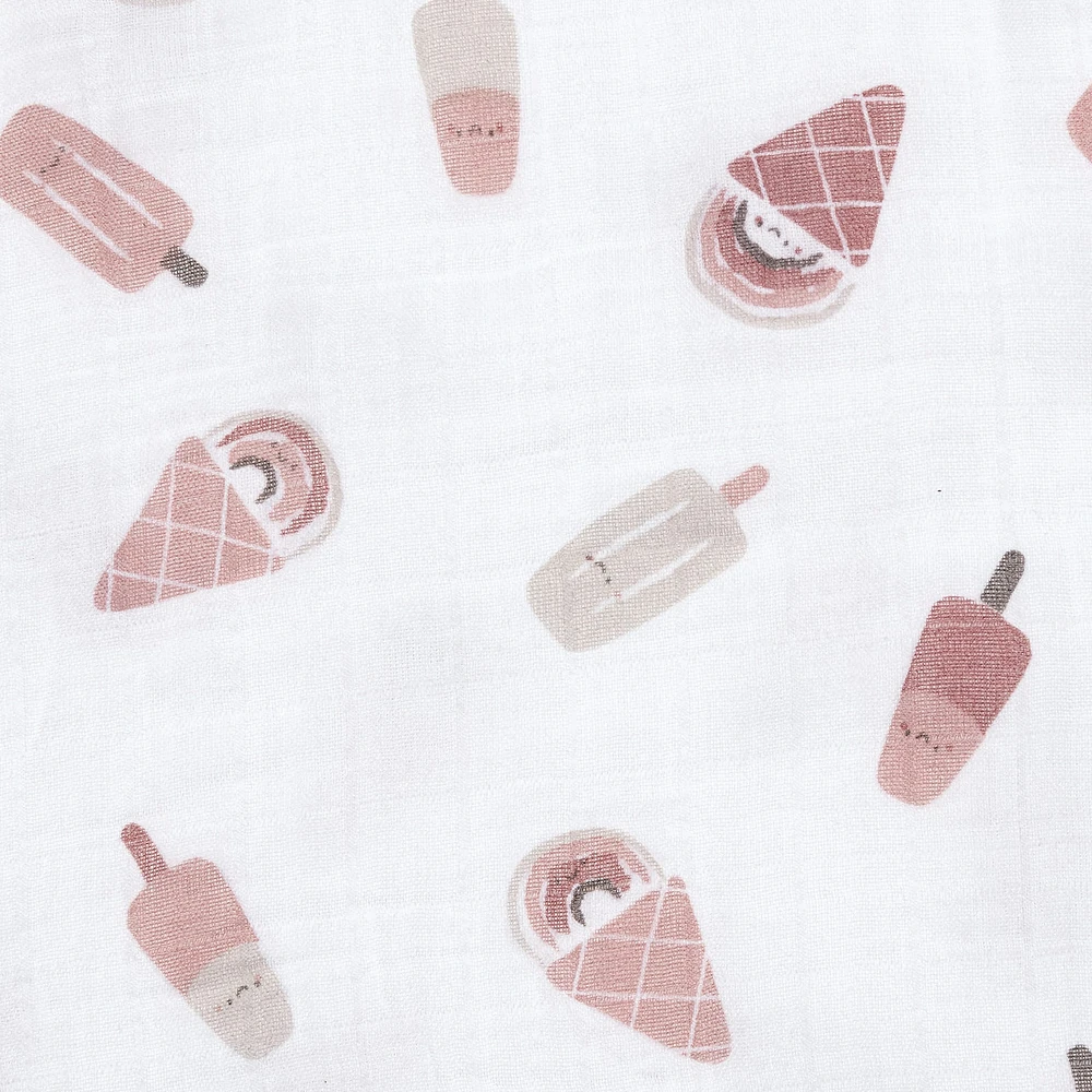 Ice Cream Muslin Blanket
