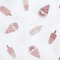 Ice Cream Muslin Blanket