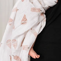 Ice Cream Muslin Blanket