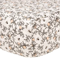 Baby Crib Fitted Sheet - Bees by Solange Pilote