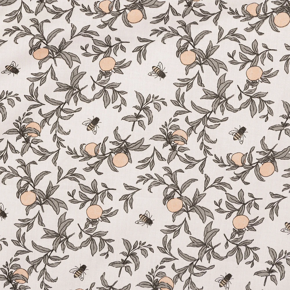 Baby Crib Fitted Sheet - Bees by Solange Pilote