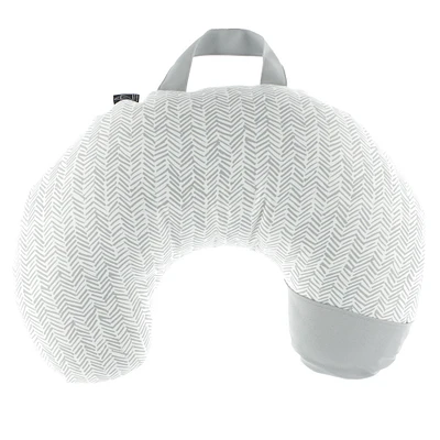 Nursing Pillow - Grey Zig Zag