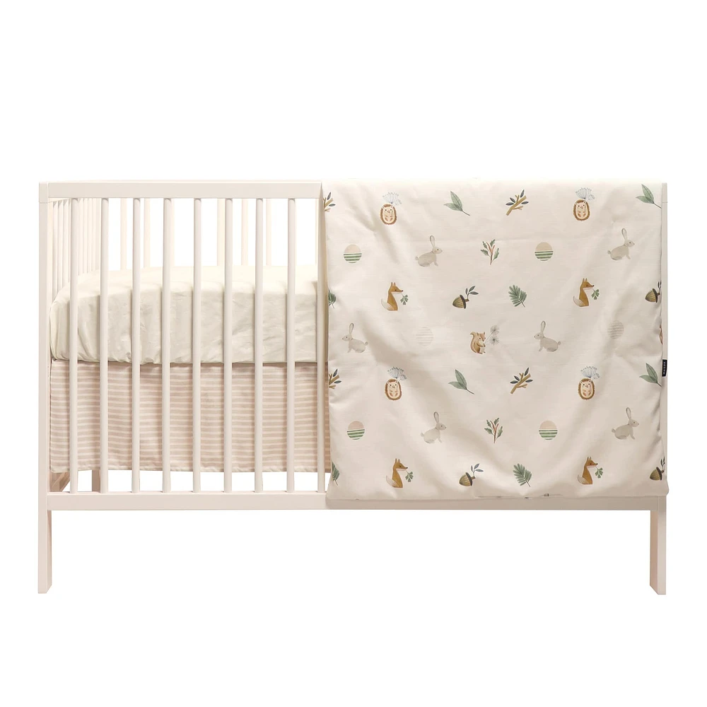 3-Piece Crib Bedding Set