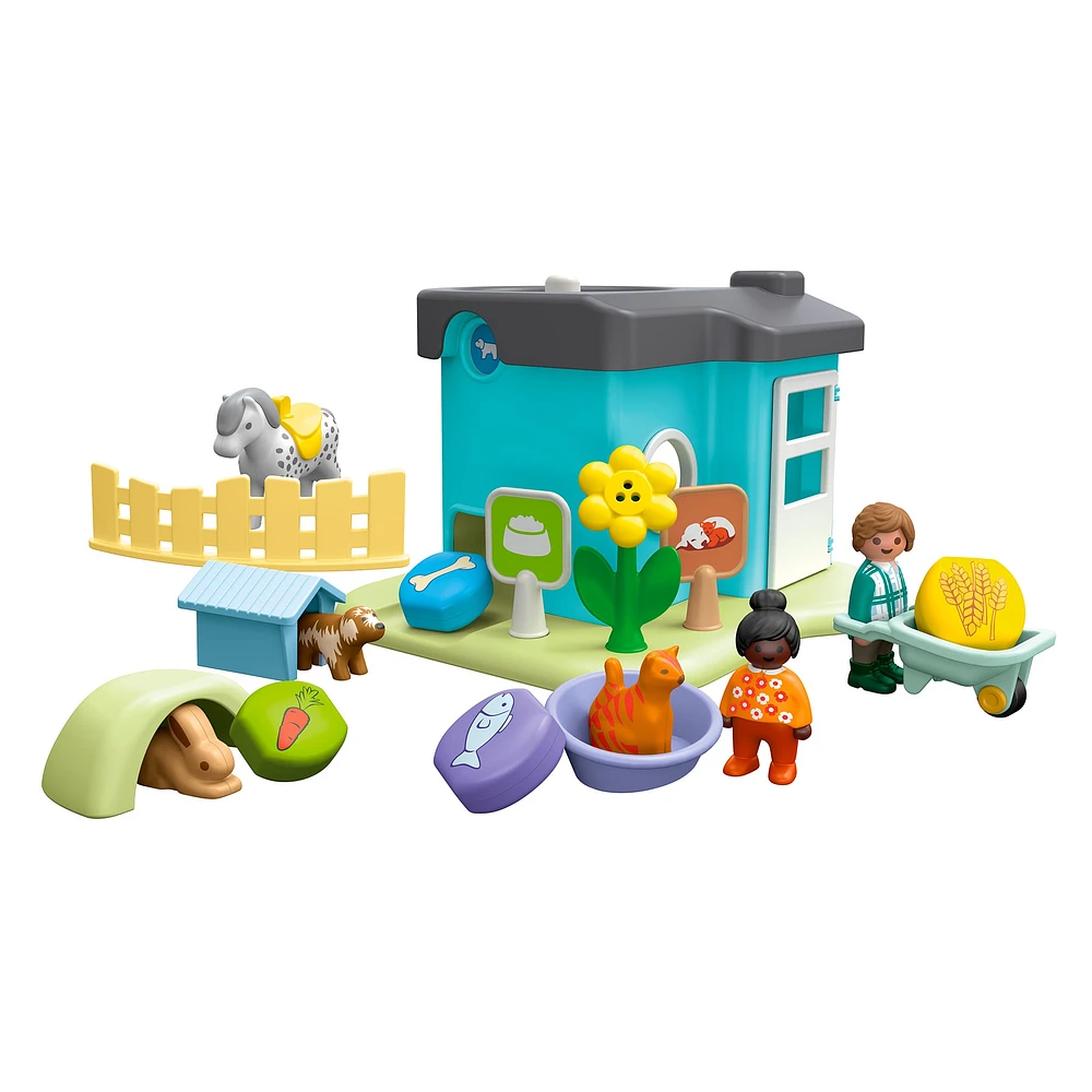 Playmobil Junior Animal Home with Treat Dispenser