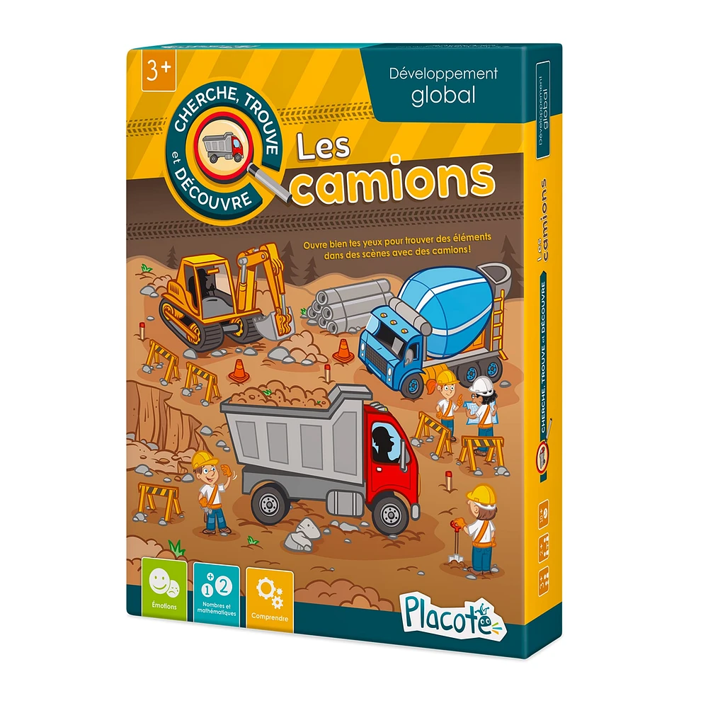 Cherche, trouve et découvre : les camions