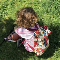 Mini Messenger Backpack Hibisc