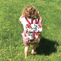 Mini Messenger Backpack Hibisc