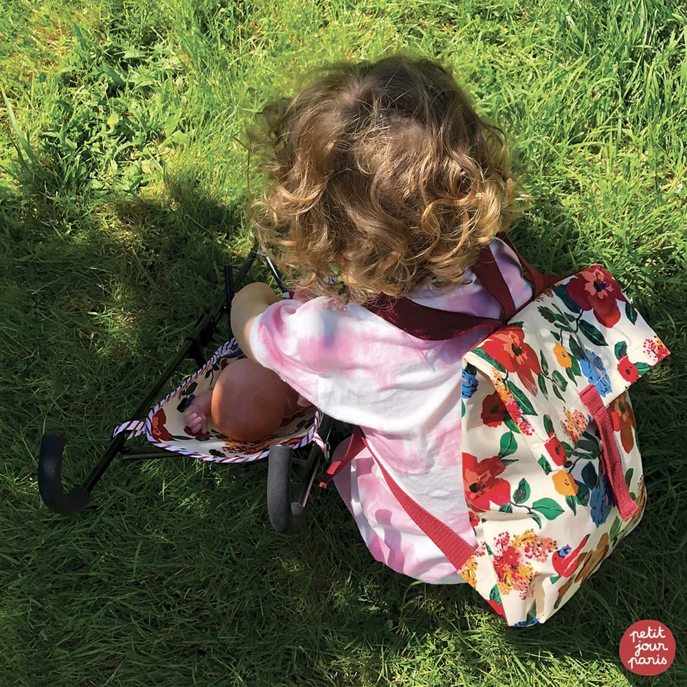 Mini Messenger Backpack Hibisc