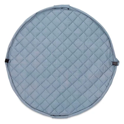Play N Go Soft Organic Playmat Bag 3-in-1 - Dusty Blue