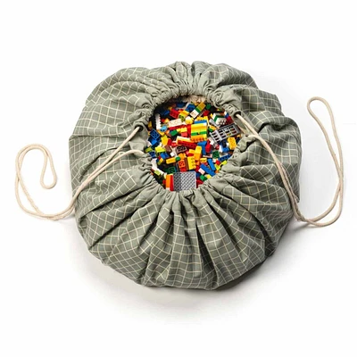 Organic Grid Green Storage Bag