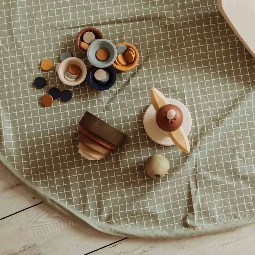 Organic Grid Green Storage Bag