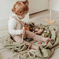 Organic Grid Green Storage Bag