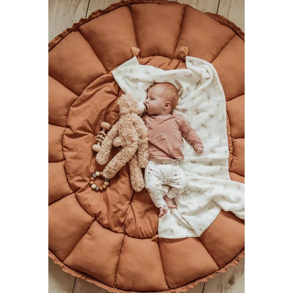 Bloom Tawny Brown Organic Babymat