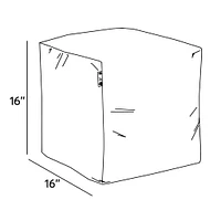 Square Ottoman and Footrest