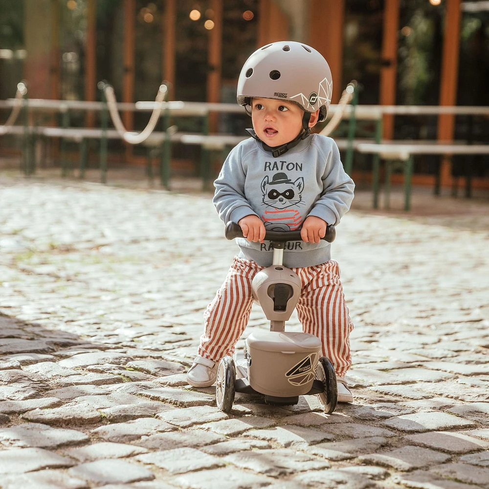 Trottinette 2-en-1 Highwaykick 1 Lifestyle - Lignes Brunes