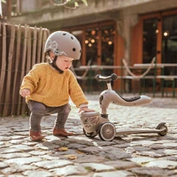 Trottinette 2-en-1 Highwaykick 1 Lifestyle - Lignes Brunes