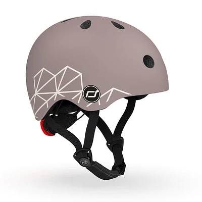 Casque 45-51cm - Lignes Brunes