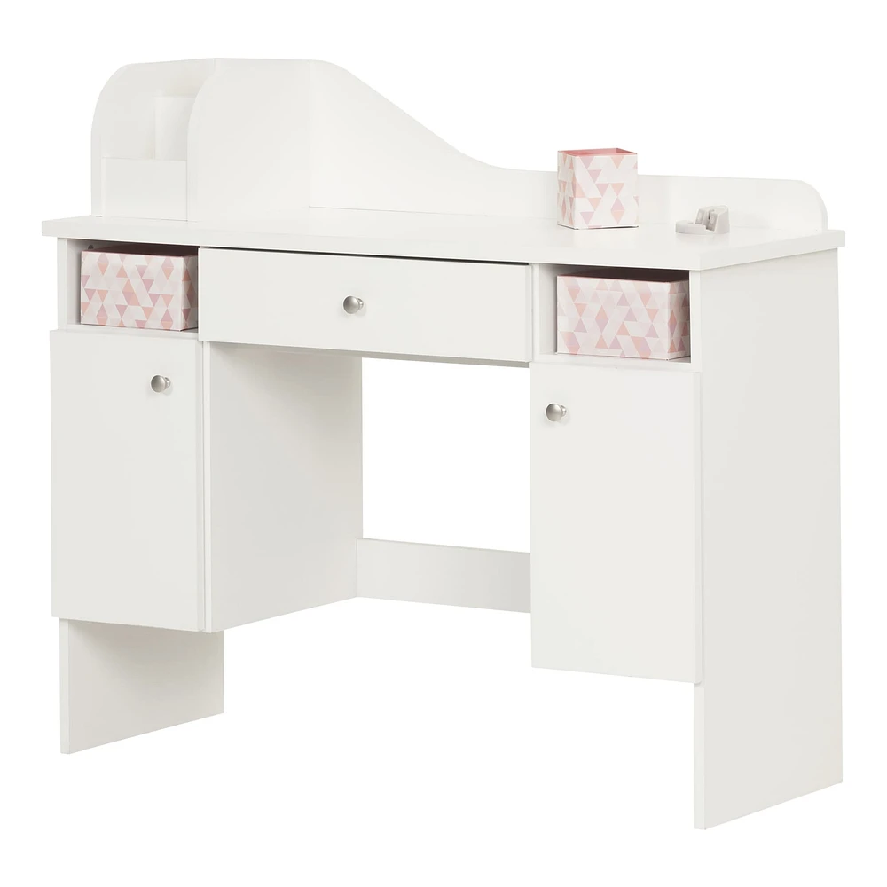 Makeup Desk with Drawer - Vito Pure White
