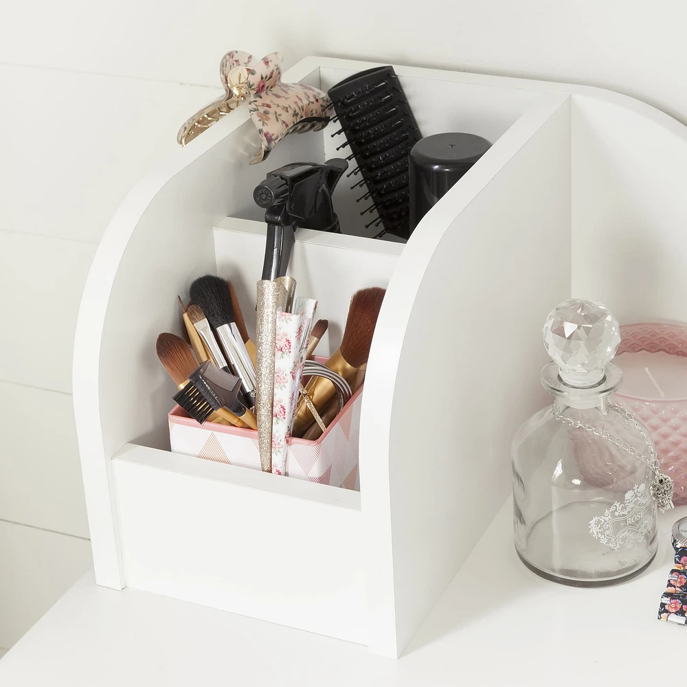 Makeup Desk with Drawer - Vito Pure White