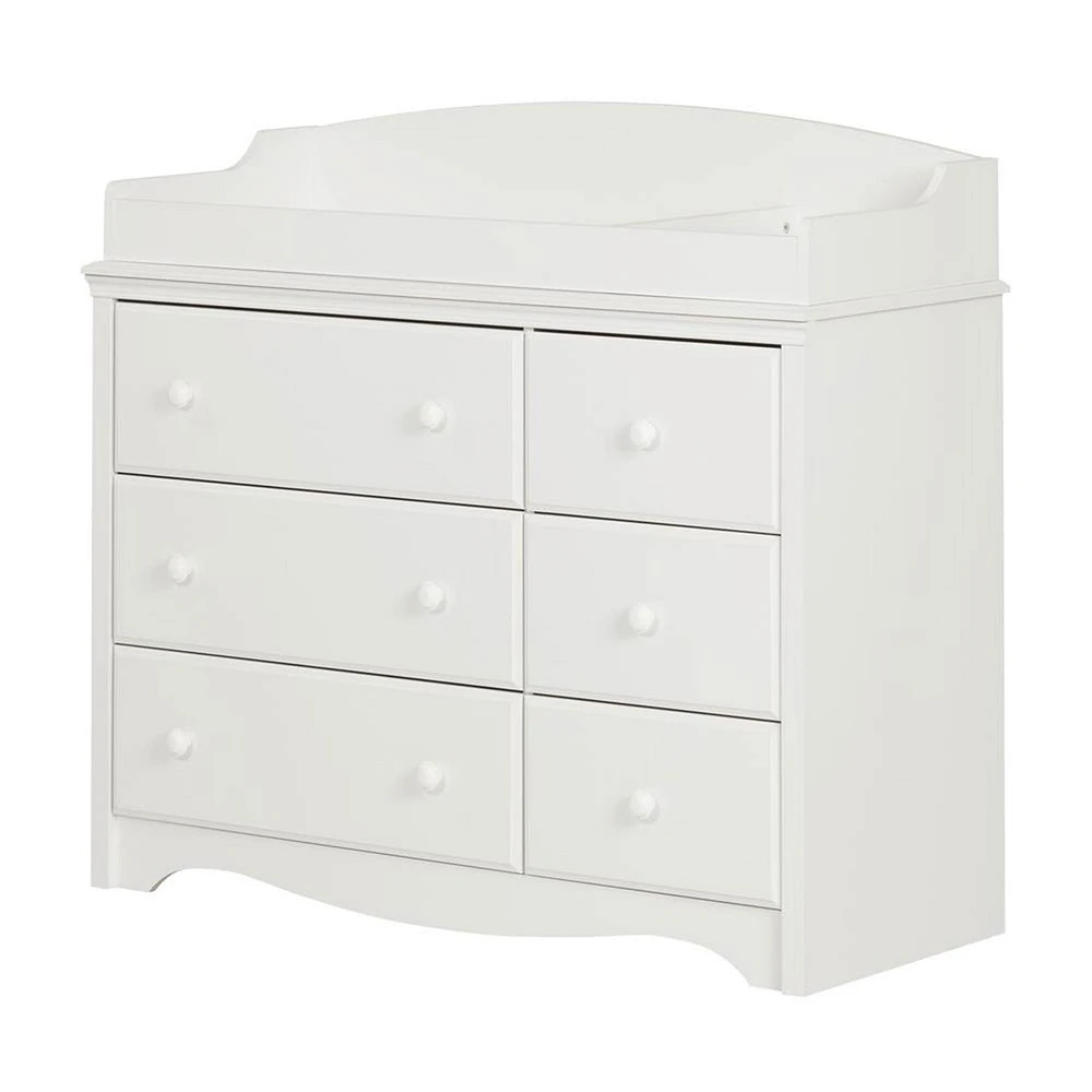 Changing table / Dresser with 6 Drawers Angel - White
