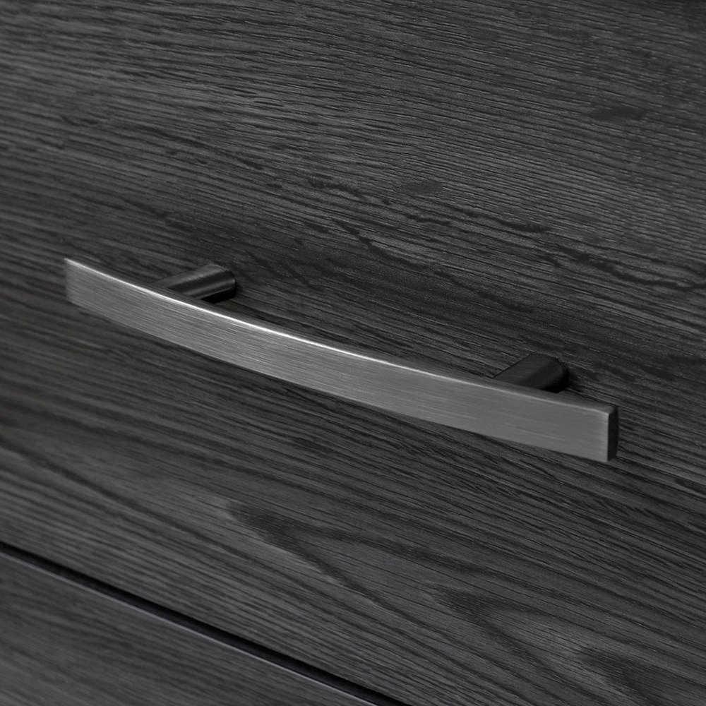 Meuble TV Fusion avec Tiroirs pour Télé jusqu’à 60" - Chêne Gris