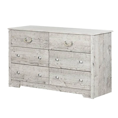 6-Drawer Double Dresser - Aviron Seaside Pine