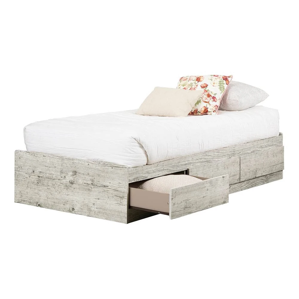 Navali Twin Mates Bed with 3 Drawers