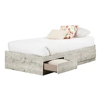 Navali Twin Mates Bed with 3 Drawers