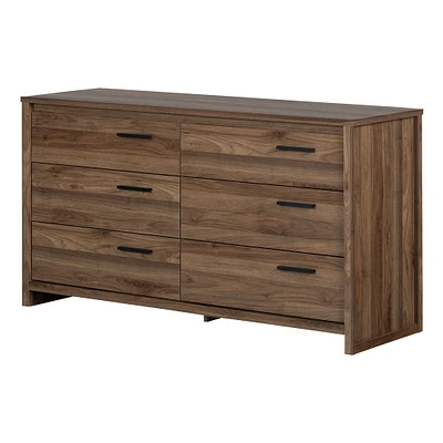6-Drawer Double Dresser - Tao Natural Walnut