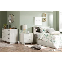 Commode Double 6 Tiroirs Fynn - Chêne hivernal