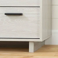 Commode Double 6 Tiroirs Fynn - Chêne hivernal