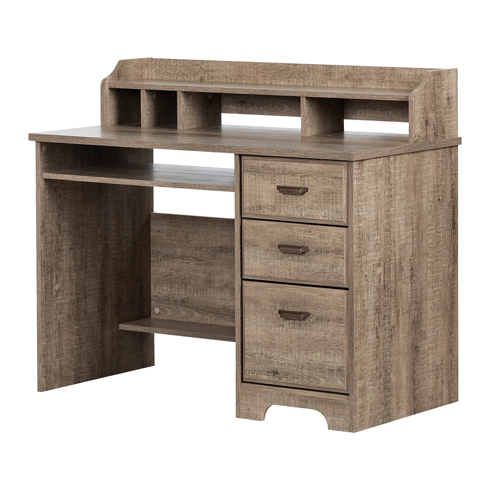Computer Desk with Hutch
