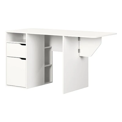 Table de Bricolage avec Rabat - Crea Blanc solide