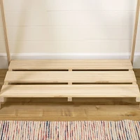 Sweedi Scandinavian Clothes Rack for Kids - Natural Pine