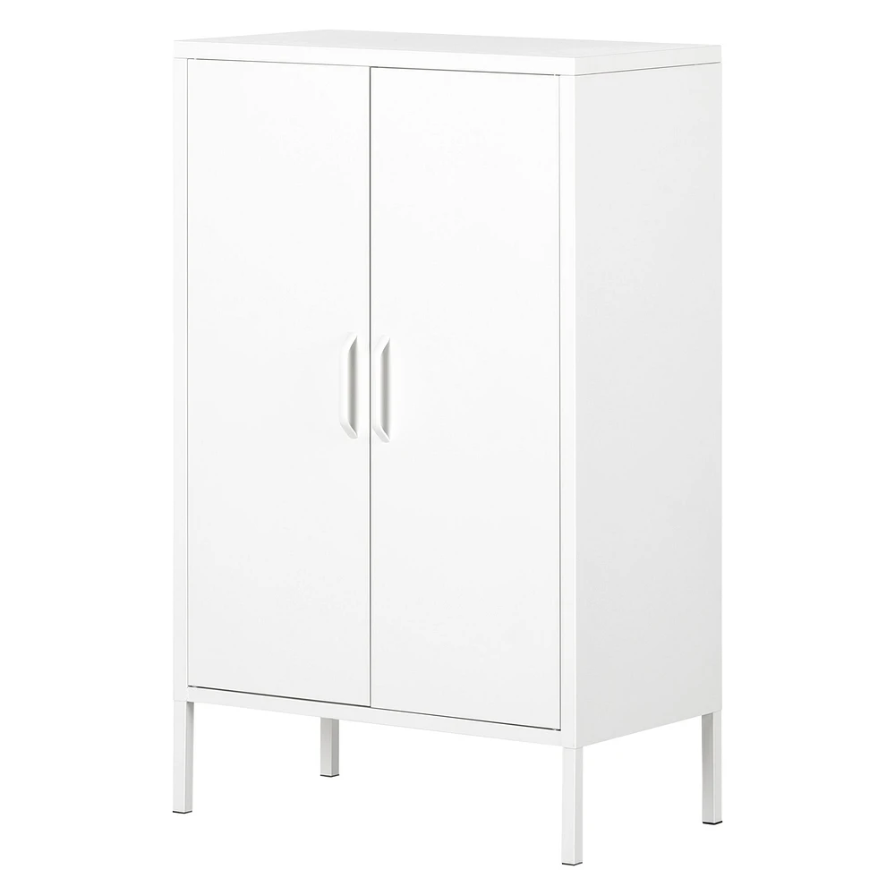 Meuble de Rangement avec 2 Portes en Métal Crea