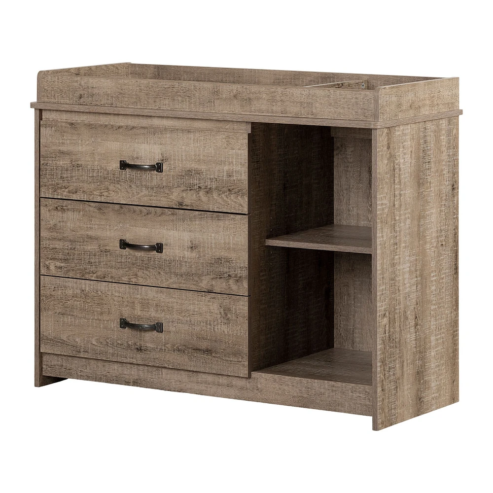 Changing Table - Tassio Weathered Oak