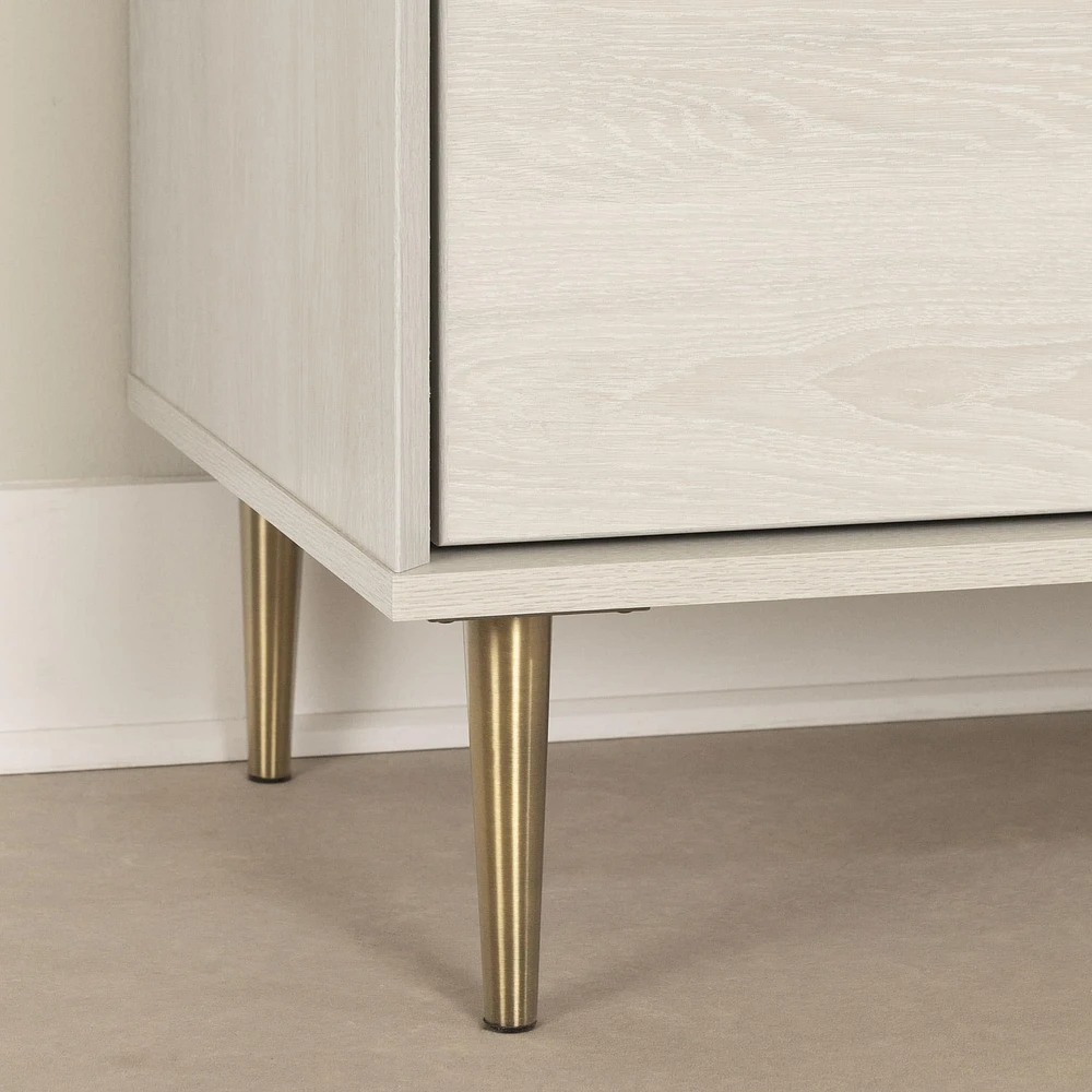 Commode Double 6 Tiroirs - Hype Chêne Hivernal